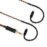 Geekria Apollo Single Crystal Copper Upgrade Audio Cable Compatible with Linsoul KZ ZS10 Pro, SIMGOT EM6L, 7Hz x Crinacle Zero:2, KZ ZAS 3.5mm to 0.78mm 2 Pin Replacement Cord (4.9ft / 1.5m)