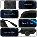 Geekria Portable Carrying Case for Action 6, Travel Storage Case Compatible with DJI Osmo Action 6, 5 Pro, 4, 3, Water-resistance Mini Protective Hard, Camera Accessories (Black)
