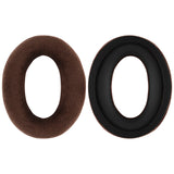 Geekria Comfort Velour Replacement Ear Pads for Sennheiser HD515, HD518, HD555, HD560s, HD558, HD559, HD569, HD579, HD589 Headphones, Repair Parts (Brown)