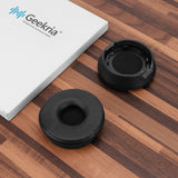 Geekria QuicFit Replacement Ear Pads for Jabra Engage 55/ 65/ 75 (Stereo Version) Headphones Ear Cushions, Repair Parts (Do Not Fit Engage 50, Engage 55/65/75 Mono Version) (Black)