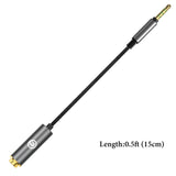Geekria 3.5mm (4-Pole) Balanced to 4.4mm (5-Pole) Balanced Adapter Cable, 15cm Headphone Upgrade Conversion Cord, Aluminum Alloy Connectors, Braided PP Yarn