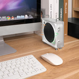 Geekria Chassis Stand, Acrylic Computer Case Holder, Compatible with Apple 2024 Mac Mini M4 / M4 Pro Mount, Desktop Accessories, Optimized heat dissipation (Frosted)