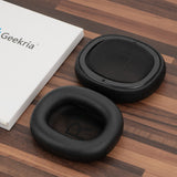 Geekria Elite Sheepskin Replacement Ear Pads for Bang & Olufsen Beoplay H100 Headphones Ear Cushions, Repair Parts (Infinite Black)