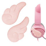 Geekria Angel Wings Decorative for Headphones, Diy Decoration Accessories Easy Install, No Tool Needed ( Pink/1 Pair )
