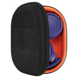 Geekria Shield Headphones Case Compatible with JBL, AKG, Sony, Skullcandy Case, Replacement Protective Hard Shell Travel Carrying Bag with Cable Storage (Black)