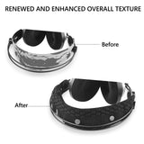 Geekria Knit Fabric Headband Cover Compatible with Logitech, Turtle Beach, Panasonic, AKG, Sennheiser, Sony Headphones, Replacement Repair Part, Easy DIY Installation (Black)