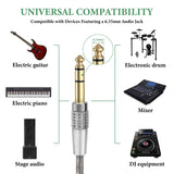 Geekria Headphone Cable, 6N Single-Crystal Copper, 3.5mm Plug with 6.35mm Adapter, 5 ft, Compatible with Sennheiser HD600, HD650, HD660S2, HD6XX, HD660S, HD580, HD565, HD545, HD535, HD265