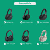 Geekria Audio Cable with Mic Compatible with Sony ULT WEAR, WH-1000XM5/1000XM4/1000XM3, WH-XB920N/XB910N, WH-CH720N Headphones Cable, 3.5mm to 3.5mm Replacement Stereo Cord (5.6ft / 1.7m)