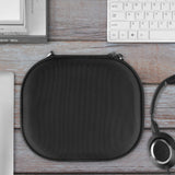 Geekria Shield Case Compatible with Sennheiser HD 239, HD 238, HD 229, HD 228, HD 220, HD 219 Headphones, Replacement Protective Hard Shell Travel Carrying Bag with Cable Storage (Black)