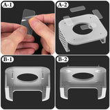 Geekria Desktop Computer Under Desk Mount, Compatible with Apple 2024 Mac mini M4/M4 Pro, 3D Printed Resin Mount, Wall Mount - VESA Bracket (Silver)