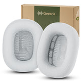 Geekria QuickFit Replacement Ear Pads Compatible with Apple AirPods MAX Headphones Ear Cushions, Repair Parts (Silver)