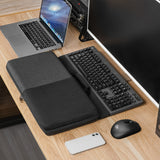 Geekria Keyboard and Mouse Combo Hard Shell Case, Compatible with Logitech G613 / MK540 / MK850 / MK335 / Signature MK650, EVA Travel Carrying Bag (Dark Grey)