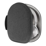 Geekria Shield Headphones Case Compatible with Bang & Olufsen Beoplay HX, H100, H95, H9 3rd Gen, H9i, Beocom Portal, Replacement Hard Shell Travel Carrying Bag with Cable Storage (Dark Grey)