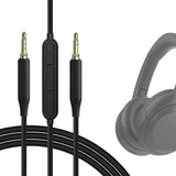 Geekria Audio Cable with Mic Compatible with Sony WH-1000XM6/1000XM5, ULT WEAR, WH-XB920N Headphones, 3.5mm Replacement Stereo Cord with Inline Microphone (4 ft/1.2 m)