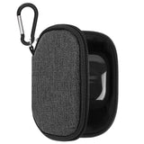Geekria Earbuds Carrying Pouch Compatible with SAMSUNG Galaxy Buds3 FE/Pro, Galaxy Buds Live, Replacement Protective Earphones Travel Bag with Cable Storage (Dark Grey)