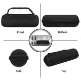 Geekria Shield Speaker Case Compatible with JBL Flip 7 / 6 / 5 / 4 / 3 Cover, Replacement Travel Hard Shell Portable Speaker Protective Carrying Bag with Cable Storage, Shockproof