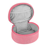 Geekria NOVA Headphone Pouch Compatible with Beats Studio Pro, Solo Pro, Studio, Studio 3, Solo 4, Solo 3 Case, Replacement Protective Travel Carrying Bag with Cable Storage (Pink)