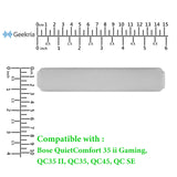 Geekria Headband Pad Compatible with Bose QuietComfort 35 ii Gaming, QC35 II/ QC35/ QC45/ QC SE Headphones Replacement Band Repair Part (Light Grey)