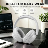 Geekria Replacement Headband Compatible with Sony WH-CH720N Headphones, Headband Cushion Cover Repair Parts with Screwdriver (White)
