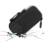 Geekria Hard Shell Action Camera Carrying Case Compatible with Insta360 X3, Half-Open Zipper Design Pouch Compatible with Selfie Stick and Tripod, Insta 360 Lens Protective Cover (Dark Grey)