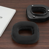 Geekria Comfort Velour Replacement Ear Pads Compatible with Logitech Astro A50 Gen 3 Headphones Ear Cushions, Repair Parts (Black)