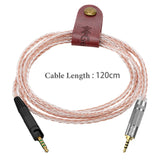 Geekria Apollo 2.5mm Replacement Audio Cable Compatible with Sennheiser HD620S HD599 HD598 HD505 HD550, Hi-Res Audiophile HiFi Headphones Upgrade Cord (4ft/1.2m)