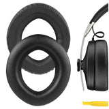 Geekria QuickFit Replacement Ear Pads for Sennheiser MM550-X, PX360, PX360-BT Headphones Ear Cushions, Headset Earpads, Ear Cups Cover Repair Parts (Black)