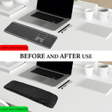 Geekria Full Size Keyboard Dust Cover, Ice Silk Elastic Cover for 104 Keys Computer Keyboard, Compatible with Logitech MK955/ MK950/ MX Keys S/ MX Keys Advanced, Redragon K556, Keychron K10