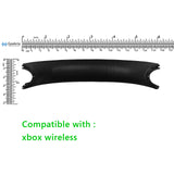 Geekria Protein Leather Headband Pad Compatible with Microsoft Xbox Wireless/Wired, Xbox Stereo 20th Anniversary Special Edition Headphones, Replacement Band Repair Part (Black)