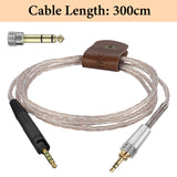 Geekria Apollo Cable Compatible with Sennheiser HD 620S/599/598/550/505, 3.5mm/6.35mm to 2.5mm Replacement Cord for Hi-Resolution Audiophile, HiFi Headset (10 ft/3 m)