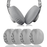 Geekria 2 Pairs Flex Fabric Headphones Ear Covers - Product Safety Certified - Washable & Stretchable Earcup Protectors for Large Over-Ear Headsets, Sweat Pads for Gaming (Size L / Grey)