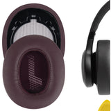 Geekria Replacement Ear Pads for JBL LIVE 500BT Headphones Ear Cushions, Repair Parts (Red)