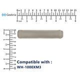 Geekria Replacement Headband Compatible with Sony WH-1000XM3 Headphones, Headband Cushion Cover Repair Parts with Screwdriver & Hinge Clips (Silver)