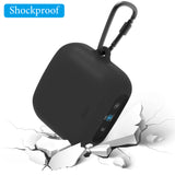 Geekria Silicone Case Cover Compatible with Soundcore Liberty 5 Pro by Anker, Protective Earbuds Case with Locking Aluminum Carabiner, Charging Port Accessible, Front LED Visible (Black)
