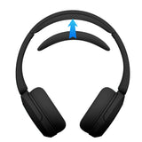 Geekria Protein Leather Headband Pad Compatible with Sony WH-CH520/ CH510/ CH500 Headphones, Replacement Band Repair Part (Black)