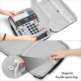 Geekria Hard Shell Travel Case Compatible with Teenage Engineering EP-133 K.O. II/ EP-1320/ EP-40 Riddim Reggae Sampler, Audio Sampler Carrying Bag (Dark Gray)