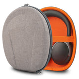 Geekria Shield Headphones Case Compatible with Bose QuietComfort, QC Ultra II, 700/45/35 II/35 Gaming/25, Replacement Hard Shell Travel Carrying Bag with Cable Storage (Brown)
