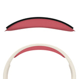 Geekria Protein Leather Headband Pad Compatible with Edifier W820NB Plus, W820NB, Headphones Replacement Band, Headset Head Top Cushion Cover Repair Part (Red)