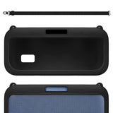 Geekria Silicone Speaker Case Cover Compatible with Bose SoundLink Max Case, Protective Soft Skin, Replacement Portable Speakers Travel Carrying Sleeve with Shoulder Strap (Black)