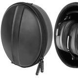 Geekria Shield Headphones Case Compatible with Skullcandy Crusher ANC/Evo/360, Hesh 3, Venue, Replacement Hard Shell Travel Carrying Bag with Cable Storage (Black)