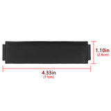 Geekria Protein Leather Headband Pad Compatible with Sennheiser HD 418/ 419/ 428/ 429/ 439/ 438/ 448 Headphones, Replacement Band Repair Part (Black)