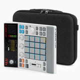 Geekria Hard Shell Travel Case Compatible with Akai Professional MPC Sample Portable Groovebox, Audio Sampler Carrying Bag (Dark Grey)