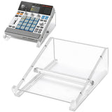 Geekria Audio Sampler Acrylic Desktop Stand, Compatible with Akai Professional MPC Sample Portable Groovebox, Ergonomic Tilt Angle Design for Portable Sampler