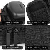 Geekria Shield Earbuds Case Compatible with JBL Vibe Buds 2/Flex 2/Beam 2, Tune Buds 2 True Wireless Earbuds, Replacement Hard Shell Travel Carrying Bag with Carabiner Clip