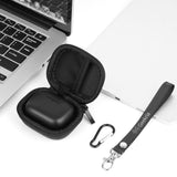 Geekria Shield Earbuds Case Compatible with JBL Vibe Buds 2/Flex 2/Beam 2, Tune Buds 2 True Wireless Earbuds, Replacement Hard Shell Travel Carrying Bag with Carabiner Clip
