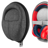 Geekria Shield Kids Headphones Case for Children Headphones, Replacement Hard Shell Travel Carrying Bag, Compatible with eKids Minecraft, Spiderman Wireless, HyperX Cloud Mini (Black)