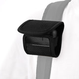 Geekria Earbuds Soft Case, Compatible with Bose Soundcore JBL Earbuds, Suitable for Travel, Mountaineering, Washable, with Velcro, Can be Attached to Shoulder Strap or Backpack (Black)