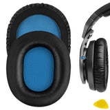 Geekria QuickFit Replacement Ear Pads for Sennheiser HD8 DJ, HD6 Mix, HD7 DJ Headphones Ear Cushions, Repair Parts (Black)