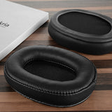Geekria QuickFit Replacement Ear Pads for Audio-Technica ATH-SR9 ATH-DSR9BT ATH-DSR7BT Headphones Ear Cushions, Headset Earpads, Ear Cups Cover Repair Parts (Black)