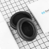Geekria QuickFit Replacement Ear Pads Compatible with Anker Soundcore Life Q10, Life 2 NEO BT Headphones, Ear Cushions (Black)